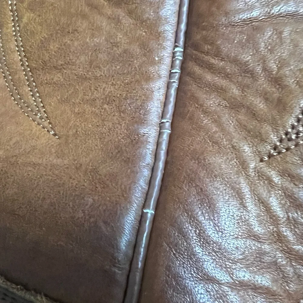 Frye Brown Leather Cowboy Boots - Picture 4 of 13